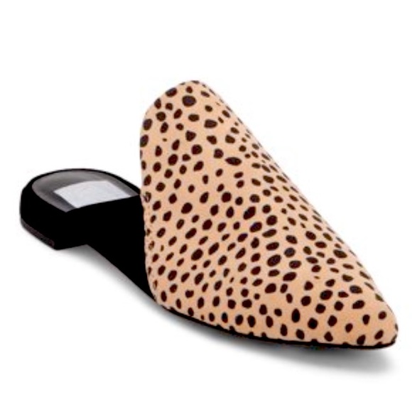 Shoes - NWOT Cheetah Print Mules